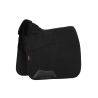 LeMieux Merino+ gefütterte Wildleder-Dressur-Schabracke - Schwarz / schwarz