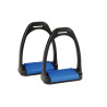 Steigbügel aus Polymer Korsteel - Schwarz / Blau