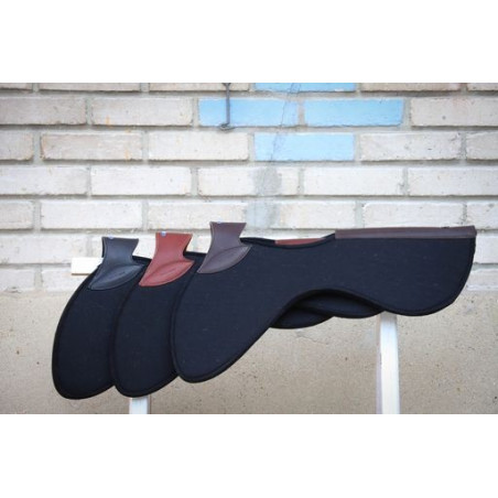 Jump'In Stoßdämpfer aus schwarzem Filz und Leder