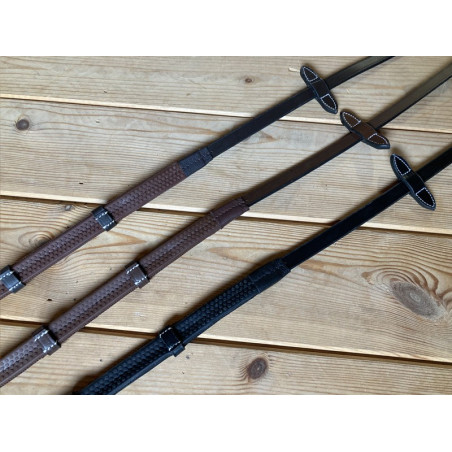 Gummizügel mit 1/2-Lederdurchschlaufen Jump'In One