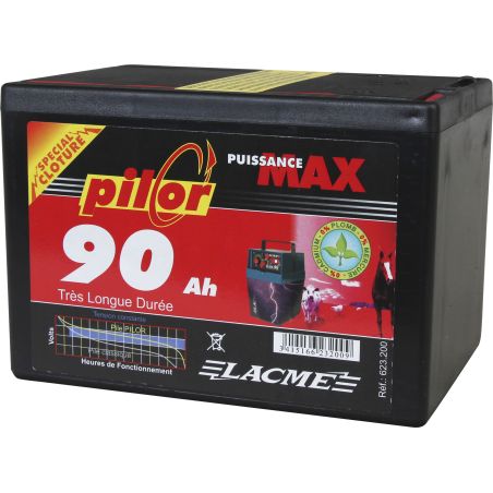 Pilor Batterie 9V 90Ah Lacmé