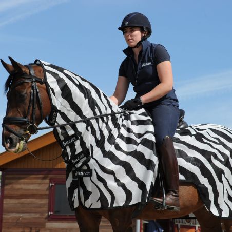 Fliegendecke Zebra Bucas Buzz-Off Riding