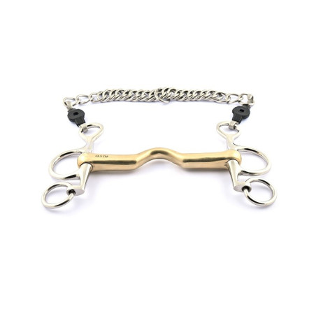 Pelham-Gebiss Jump'In kleine Schenkel mit Zungenfreiheit