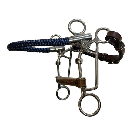 Gebiss Tandem Jump'In Leder Rund