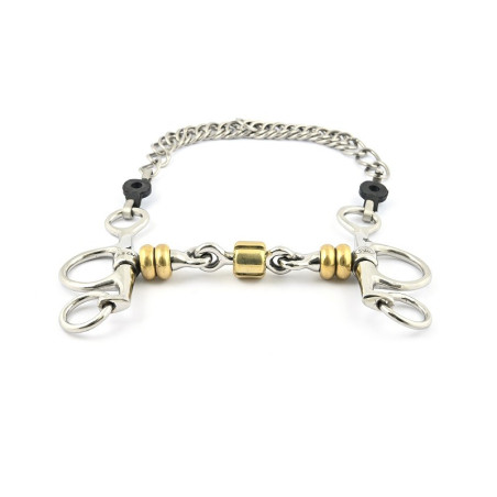 Pelham-Gebiss Jump'In kleine Rollenäste