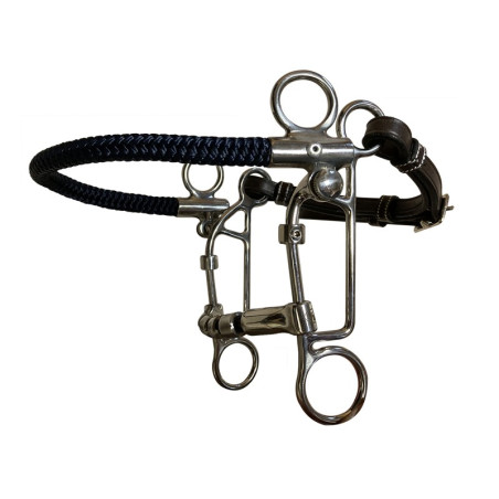 Gebiss Tandem Jump'In mit Rollen blockiert