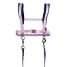 Geschirr HKM Funny Horses Hearts - Rosa / Dunkelblau