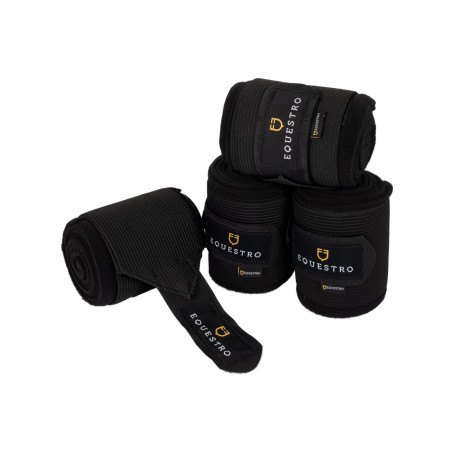 Atmungsaktive Fleece- und Elastik-Arbeitsbandagen im 4er-Set Equestro