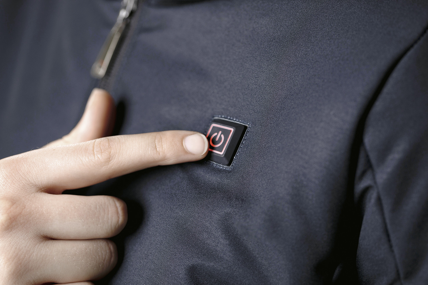 Beheizbare Jacke Elegant Style HKM Dunkelblau