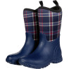 Softoprène Thermo-Stiefel HKM - Marineblau / Marineblau kariert