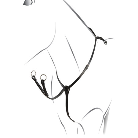 Brustblatt aus Leder Roxane Equestro