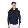 Kapuzensweatshirt mit Multi-Logo Herren Equestro - Marine
