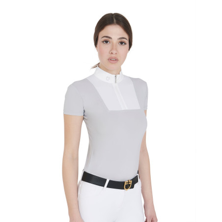 Wettkampf-Poloshirt tailliert kurzarm Damen Mariam Equestro