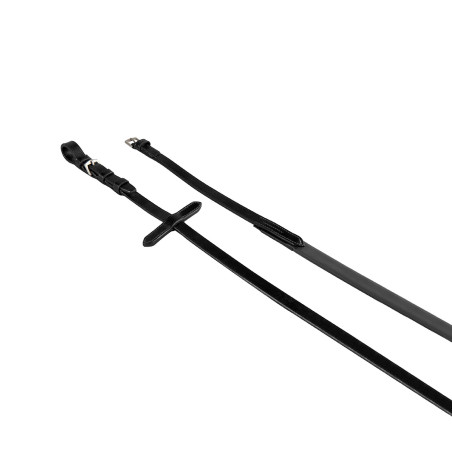 Leder- und glatte Gummizügel Equestro