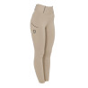 Damen-Reitleggings mit Vollbesatz Classic Equestro - Oxofrd Tan