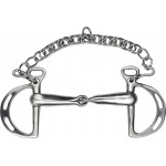 Spanisches Gebiss Feeling gebrochen mit satinierten Edelstahlringen