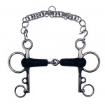 Pelham-Gebiss Feeling gebrochenes Gummi