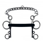 Pelham-Gebiss Feeling Gummi gerade