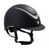 Unisex-Helm mit glänzendem Rahmen Galaxy Equestro - Schwarz / Glänzendes Silber