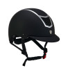 Ultraleichter Helm mit poliertem Rahmen Eclipse Equestro - Schwarz / Silber