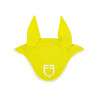 Fliegenhaube aus technischem Gewebe mit GP Equestro-Logo - Zitrone / Weiß
