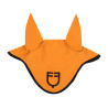 Fliegenhaube aus technischem Gewebe mit GP Equestro-Logo - Orange / Schwarz