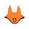 Fliegenhaube aus perforiertem Stoff mit Black Line Edition Equestro Logo - Orange