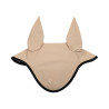 Fliegenhaube aus Lycra mit Silikonlogo Acavallo - Sand / Schwarz