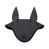 Fliegenhaube aus Lycra mit Silikonlogo Acavallo - Rauchgold / Schwarz