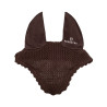 Fliegenhaube aus Baumwolle mit elastischen Ohren Equestro - Braun