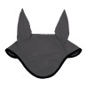 Fliegenhaube mit mehrfarbigem Logo Black Line Edition Equestro - Asphalt
