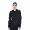 Damenjacke aus technischem Gewebe Equestro - Schwarz