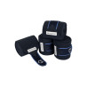 Atmungsaktive Polobanden Pony Trim 4er-Set Equestro - Marine / Hellblau