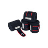 Atmungsaktive Polobanden Pony Trim 4er-Set Equestro - Marine / Rot