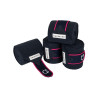 Polobanden Klettverschluss Trim 4er-Set Equestro - Marine / Fuchsie