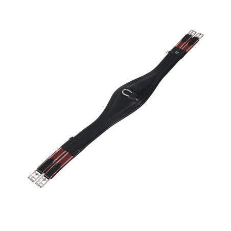 Ledersprunggurt mit elastischen Bändern Amelie Equestro