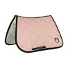 Spring-Sattelpad aus technischem Stoff mit gesticktem Logo Black Line Edition Equestro - Wüstenblume