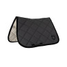 Spring-Sattelpad aus technischem Stoff mit gesticktem Logo Black Line Edition Equestro - Dampfblau