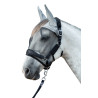 Premium Fliegenmaske HKM - Taupegrau