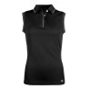Damen-Poloshirt Catherine ärmellos HKM - Schwarz