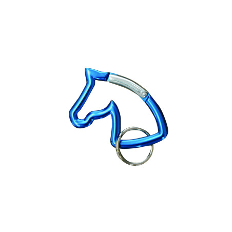 Aluminium-Schlüsselanhänger Pferdekopf Umbria Equitazione