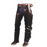 Chaps Western PullUp mit Lakota Fransen - Braun
