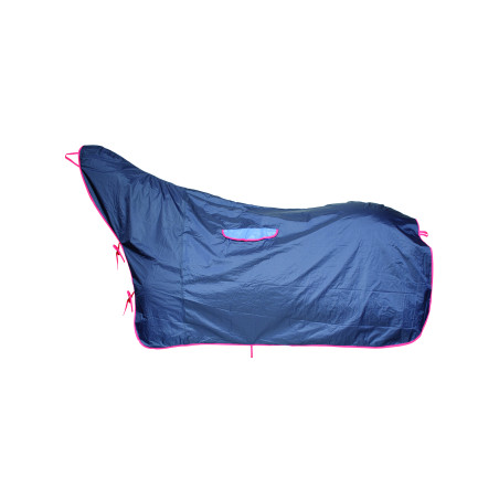 Wasserdichte Decke mit Kapuze und Öffnungen für Steigbügel Modell Barents Pro-Tech