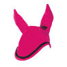 Baumwoll-Ponyhaube mit kontrastierender Paspel Supreme - Fuchsia / Schwarz