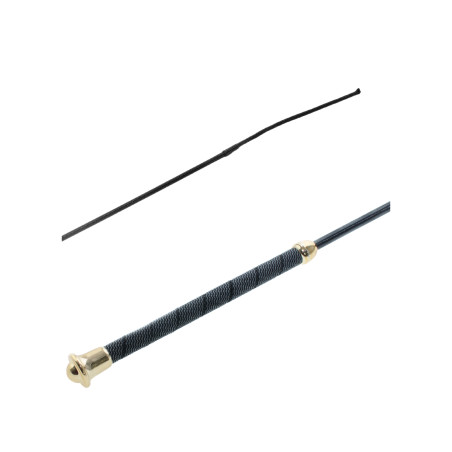 Dressurgerte mit Griff Gold/Silber Umbria Equitazione