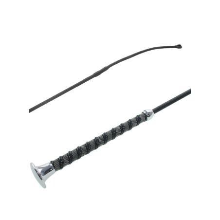 Dressurgerte mit zweifarbigem Griff und Leder Umbria Equitazione