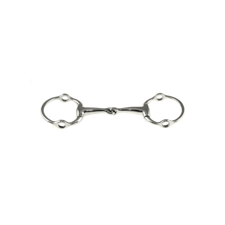 Edelstahl-Eierbutt-Trense Mors Gag Umbria Equitazione