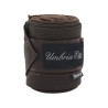 Arbeitbandagen aus Fleece und Elastik, 4er-Set Umbria Equitazione - Dunkelbraun