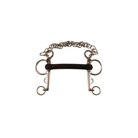 Pelham-Gebiss aus hartem Gummi Umbria Equitazione