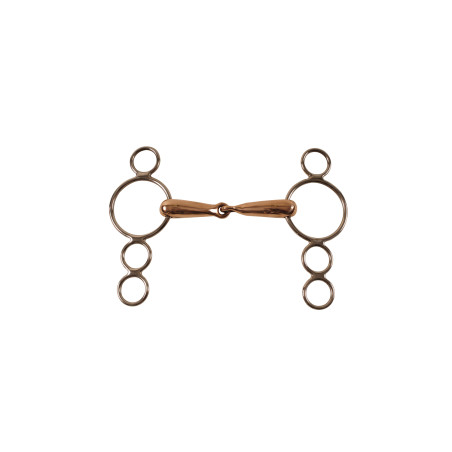 Pessoa-Gebiss aus Kupfer 2 Ringe Umbria Equitazione